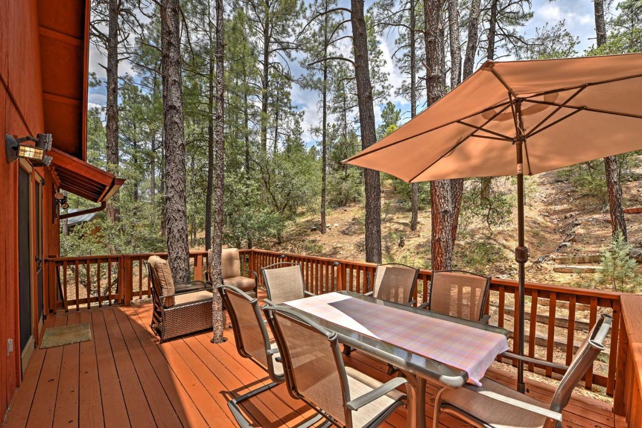 Prescott Cabin With Beautiful Forest Views And Deck! Exterior photo