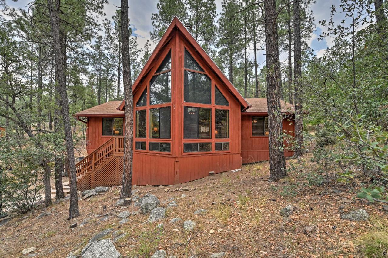 Prescott Cabin With Beautiful Forest Views And Deck! Exterior photo
