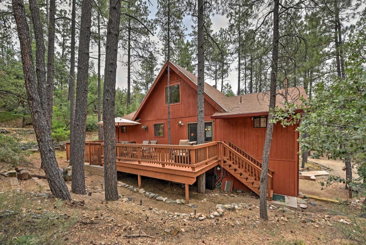 Prescott Cabin With Beautiful Forest Views And Deck! Exterior photo